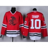 nhl jerseys chicago blackhawks #10 sharp red-1 [2014 new]