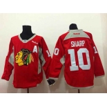 nhl jerseys chicago blackhawks #10 sharp red[patch A][new]