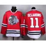 nhl jerseys chicago blackhawks #11 desjardins red-1[desjardins][the skeleton head]