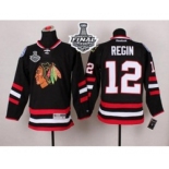 nhl jerseys chicago blackhawks #12 regin black 2014 Stadium Series[2015 stanley cup]