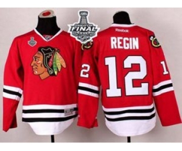 nhl jerseys chicago blackhawks #12 regin red[2015 stanley cup]