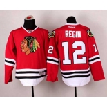 nhl jerseys chicago blackhawks #12 regin red