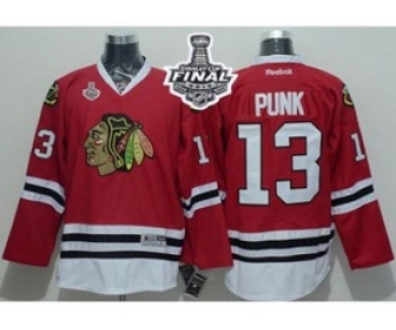 nhl jerseys chicago blackhawks #13 punk red[2015 stanley cup][punk]