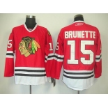 nhl jerseys chicago blackhawks #15 brunette red