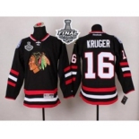 nhl jerseys chicago blackhawks #16 kruger black 2014 Stadium Series[2015 stanley cup][kruger]