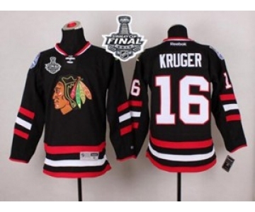 nhl jerseys chicago blackhawks #16 kruger black 2014 Stadium Series[2015 stanley cup][kruger]