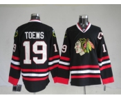 nhl jerseys chicago blackhawks #19 janathan toews black