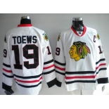 nhl jerseys chicago blackhawks #19 janathan toews white