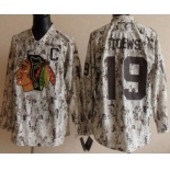 nhl jerseys chicago blackhawks #19 jonathan toews wthite camo