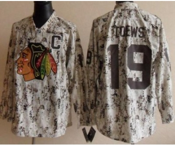 nhl jerseys chicago blackhawks #19 jonathan toews wthite camo