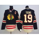 nhl jerseys chicago blackhawks #19 toews black[2015 new classic]