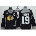 nhl jerseys chicago blackhawks #19 toews black[2015 new][2015 stanley cup][patch C]