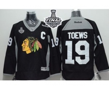 nhl jerseys chicago blackhawks #19 toews black[2015 new][2015 stanley cup][patch C]