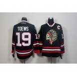 nhl jerseys chicago blackhawks #19 toews black[2016 new][patch C]