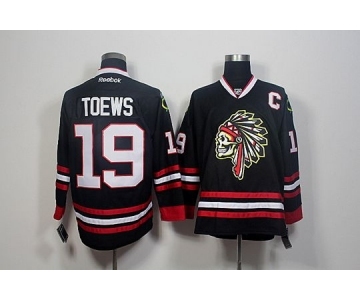 nhl jerseys chicago blackhawks #19 toews black[2016 new][patch C]