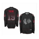 nhl jerseys chicago blackhawks #19 toews black[number black-red]