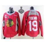 nhl jerseys chicago blackhawks #19 toews red [2015 new][patch C][2015 stanley cup]