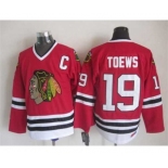 nhl jerseys chicago blackhawks #19 toews red[patch C][2015 new]