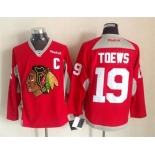 nhl jerseys chicago blackhawks #19 toews red[patch C][new]