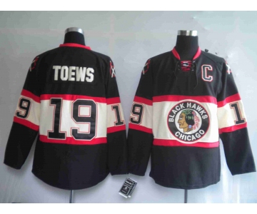 nhl jerseys chicago blackhawks #19 toews third black[third edition]