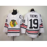 nhl jerseys chicago blackhawks #19 toews white[2015 new classic]