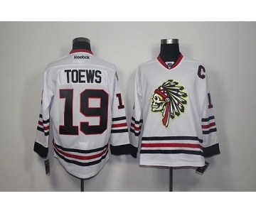 nhl jerseys chicago blackhawks #19 toews white[2016 new][patch C]