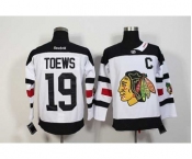 nhl jerseys chicago blackhawks #19 toews white[patch c][2016 stadium]