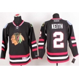 nhl jerseys chicago blackhawks #2 keith black[2014 new stadium]