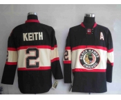 nhl jerseys chicago blackhawks #2 keith black[third edition]