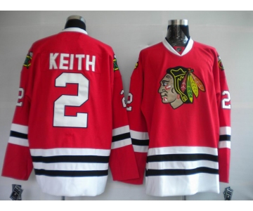 nhl jerseys chicago blackhawks #2 keith red