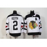 nhl jerseys chicago blackhawks #2 keith white[patch A][2016 stadium]