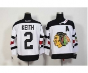 nhl jerseys chicago blackhawks #2 keith white[patch A][2016 stadium]