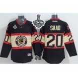 nhl jerseys chicago blackhawks #20 saad black New Third[2015 stanley cup]