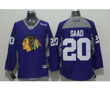 nhl jerseys chicago blackhawks #20 saad purple