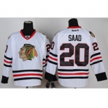 nhl jerseys chicago blackhawks #20 saad white