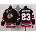 nhl jerseys chicago blackhawks #23 versteeg black 2014 Stadium Series[2015 stanley cup]