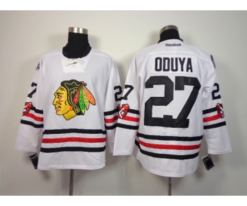 nhl jerseys chicago blackhawks #27 oduya white[2015 new classic]