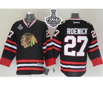 nhl jerseys chicago blackhawks #27 roenick black[2015 stanley cup][roenick]