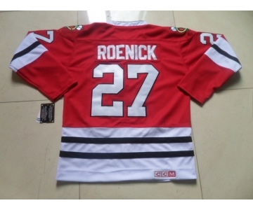 nhl jerseys chicago blackhawks #27 roenick red[ccm]