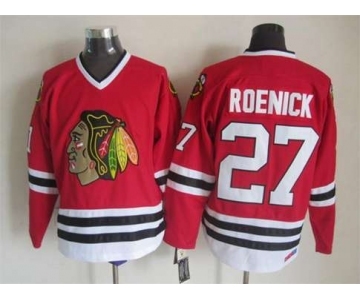 nhl jerseys chicago blackhawks #27 roenick red[roenick]