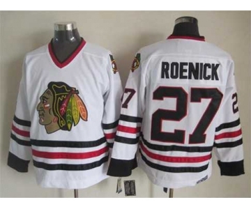 nhl jerseys chicago blackhawks #27 roenick white[roenick]