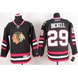 nhl jerseys chicago blackhawks #29 bickell black[2014 new stadium]