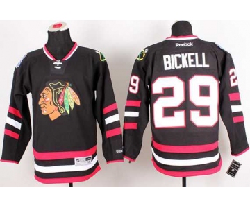 nhl jerseys chicago blackhawks #29 bickell black[2014 new stadium]