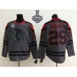 nhl jerseys chicago blackhawks #29 bickell grey[2015 stanley cup]