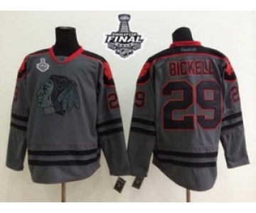 nhl jerseys chicago blackhawks #29 bickell grey[2015 stanley cup]