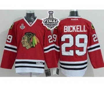 nhl jerseys chicago blackhawks #29 bickell red[2015 stanley cup]