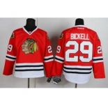 nhl jerseys chicago blackhawks #29 bickell red