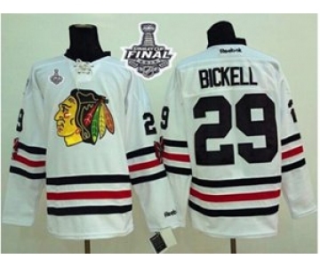 nhl jerseys chicago blackhawks #29 bickell white[2015 winter classic][2015 stanley cup]