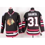 nhl jerseys chicago blackhawks #31 raanta black[2014 new stadium][raanta]