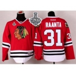 nhl jerseys chicago blackhawks #31 raanta red[2015 stanley cup][raanta]